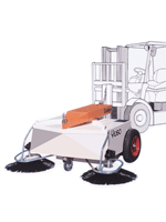 suiden forklift yuso sweeper