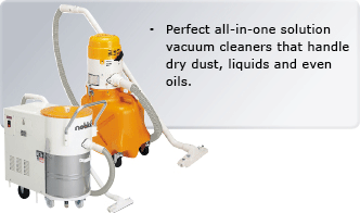 allmighty industrial vacuum cleaners - cleans dust, liquids and oils