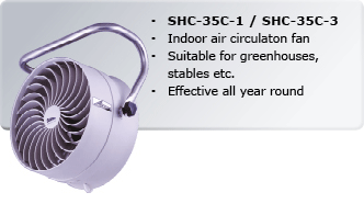 greenhouse air circulation jet fans