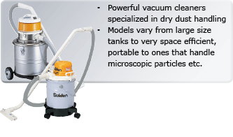 dry type industrial vacuum cleaners