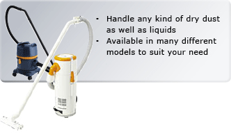 dry and wet type industrial vacuum cleaners