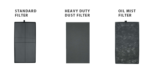 suiden spot cooler standard heavy duty dust and oil mist filters