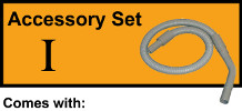 suiden vacuum cleaner accessory set J