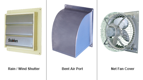 suiden ventilation wall fans accessories - shutters, 