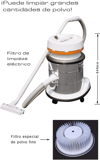suiden vacuum cleaner - the powder cleaner