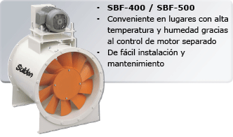 built in fan