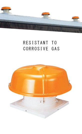 suiden roof fans - corrosive resistant rooftop fan