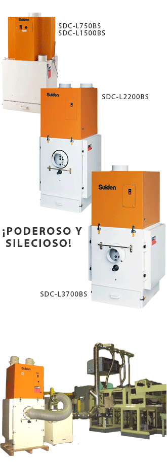 suiden dust collectors - manual filter cleaning