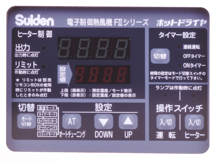 美品 Suiden スイデン 熱風機 ホットドライヤ SHD-1.3F Ⅱ画像にある物が全てとなります